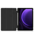 Husă pentru Samsung Galaxy Tab S10 Lite / S10 FE / S9 FE, Smartcase cu spațiu pentru stylus, negru