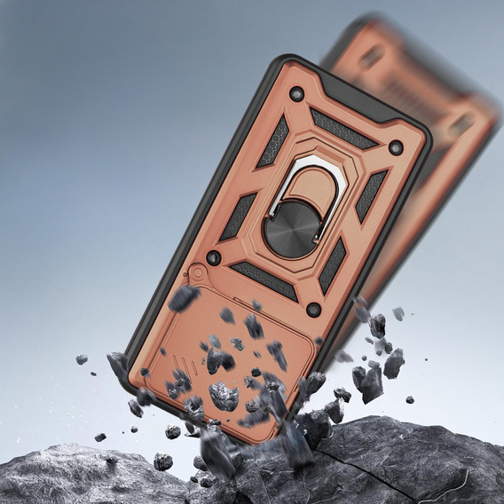 Husă blindată pentru Motorola Edge 60 / 60 Fusion, CamShield Slide, roz