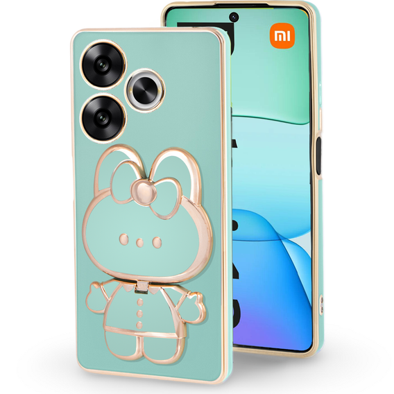 Carcasă pentru Xiaomi Redmi 13, Bunny, verde