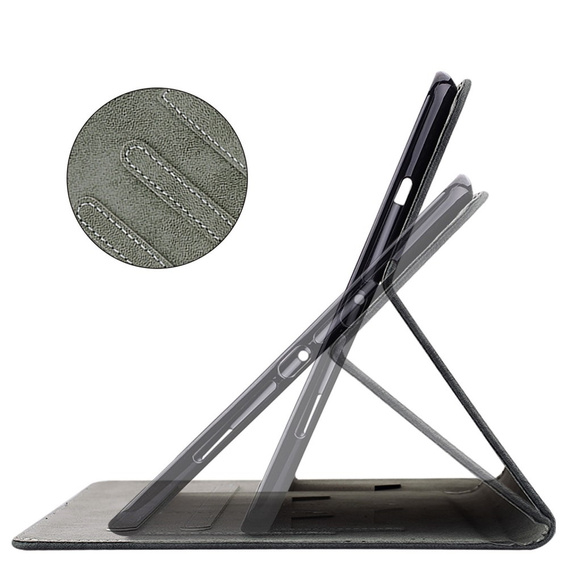 Huse pentru Samsung Galaxy Tab S9, Wallet Pen Slot, negru