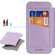 Husă Dux Ducis pentru iPhone 17 Pro Max, Skin X Pro, cu clapetă, pentru MagSafe, violet