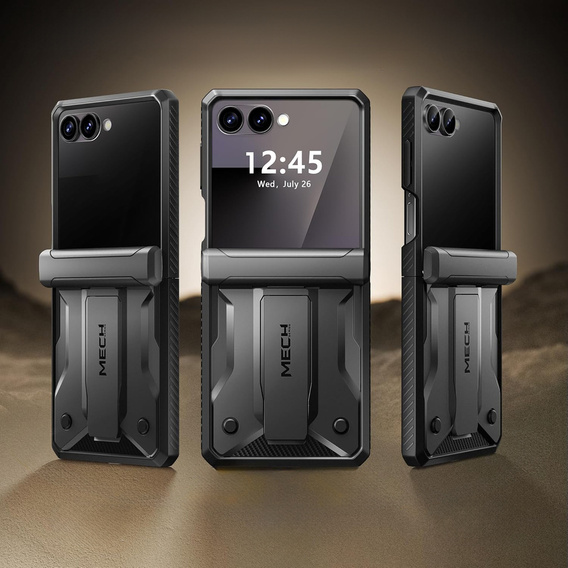 Husă Tongate MECH cu MagSafe pentru Samsung Galaxy Z Flip7 FE / Z Flip6, verde