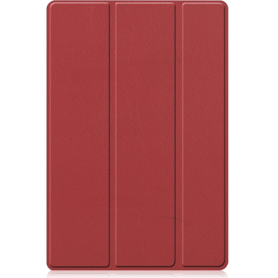 Husă pentru Samsung Galaxy Tab A8 10.5 SM-X200 SM-X205, Smartcase, maroon