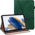 Husă pentru Samsung Galaxy Tab A9+, Classic, cu spațiu pentru stylus, verde
