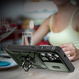 Husă pentru Samsung Galaxy S25 Ultra, KickStand Camera Lens, verde închis