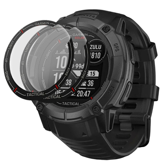 2x ERBORD Hybrid Glass pentru Garmin Instinct 2X