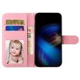 Cu clapetă pentru Samsung Galaxy A35 5G, Wallet, Roses alb