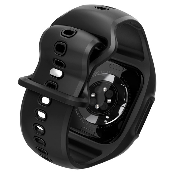 Pasek z etui Spigen do Apple Watch 4/5/6/7/8/SE 44/45mm, Rugged Armor Pro, Szary
