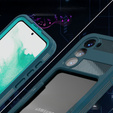 Husă impermeabilă IP68 pentru Samsung Galaxy S23 Plus, verde