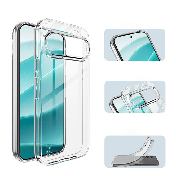Carcasă IMAK UX-10 Series pentru Google Pixel 10 / 10 Pro, subțire și ușoară, transparentă