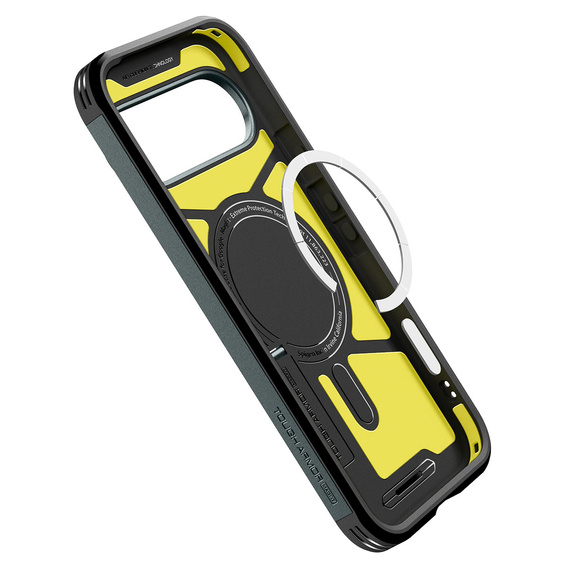 Carcasă Spigen Tough Armor MagSafe pentru Google Pixel 10 Pro XL, Abyss Green