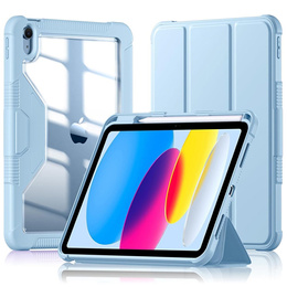 Husă pentru iPad 10.9" (2022) / iPad 11" (2025), Smartcase Hybrid, cu spațiu pentru stylus, albastru