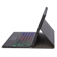 Husă cu tastatură bluetooth touchpad iluminată pentru iPad 10.9" 2022 (10 gen.), negru