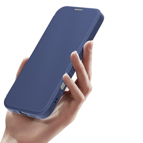 Dux Ducis Huse pentru iPhone 16, Skin X Pro, MagSafe, albastru închis