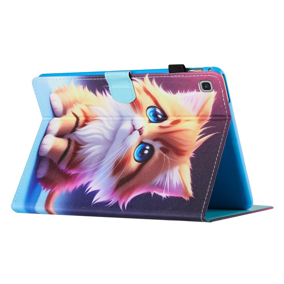 Husă pentru Samsung Galaxy Tab A7 Lite, cu clapetă, cat