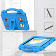 Husă pentru copii pentru iPad mini 7.9" 2019/2015/2014/2013/2012 (5/4/3/2/1 gen.), Cute Patterns, cu suport, albastru