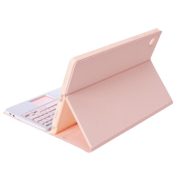 Carcasă + tastatură Samsung Galaxy Tab A8 10.5 X200 / X205, Touchpad, roz rose gold