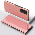 Huse pentru Samsung Galaxy A13 4G, Clear View, roz rose gold