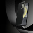 Husă cu clapetă pentru Samsung Galaxy S25 Edge, Smart View Wallet, negru