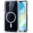 Husă pentru Samsung Galaxy A16, Fusion Hybrid Case, pentru MagSafe, transparentă + Sticlă pentru ecran
