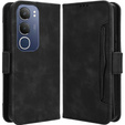 Cu clapetă pentru Vivo Y19s, Card Slot, negru