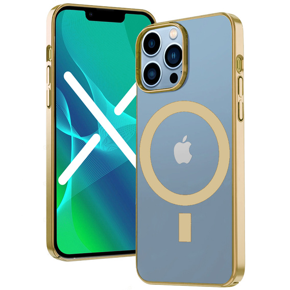 Huse pentru iPhone 13 Pro Max, ERBORD Hybrid MagSafe Case, albastru
