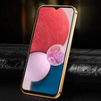 Huse pentru Samsung Galaxy A13 4G, Cowhide Leather, negru