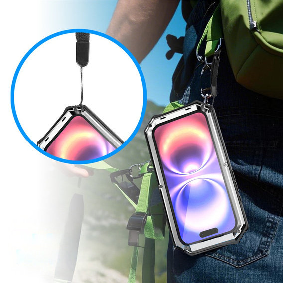 Carcasă blindată R-JUST cu suport pentru iPhone 17