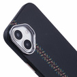 Carcasa pentru iPhone 16 Plus, Carbon Fiber MagSafe, negru