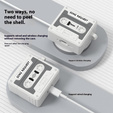 Carcasă retro din silicon pentru casetă Apple AirPods Pro 3