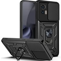 Husă blindată pentru Motorola Edge 30 Neo 5G, CamShield Slide, negru