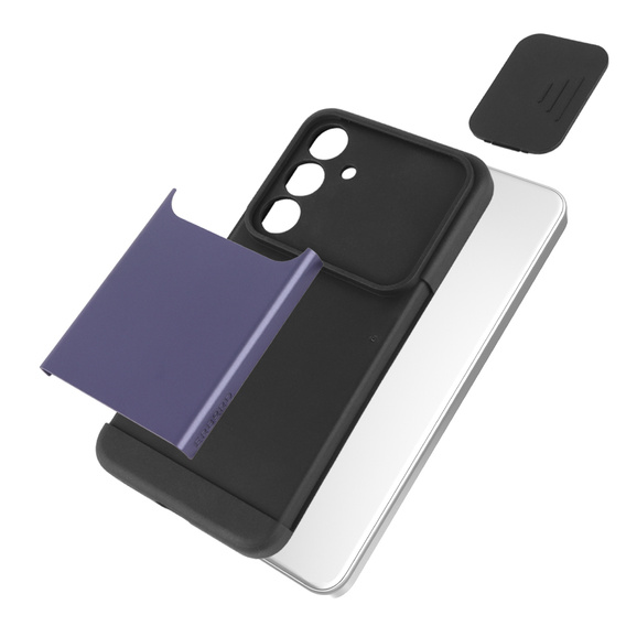 Huse pentru Samsung Galaxy S24, ERBORD CamProtect Slide Camera, violet