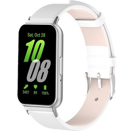 Curea din piele pentru Samsung Galaxy Fit 3, alb