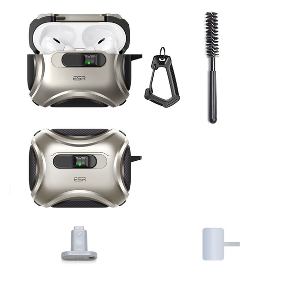 Husă ESR Cyber FlickLock MagSafe pentru căști Apple AirPods Pro 3