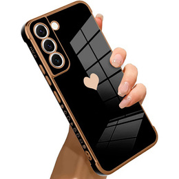 Huse pentru Samsung Galaxy S22, Electro heart, negru