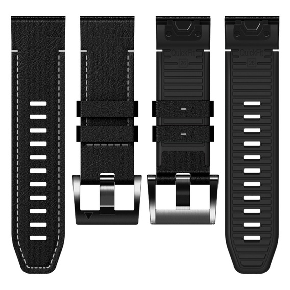 Curea din piele Quickfit pentru Garmin Fenix 5/6/6 PRO/7 Forerunner 965/955/945