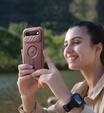 Carcasă blindată Dexnor cu suport și obturator de cameră, pentru MagSafe pentru iPhone 17 Air