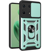 Husă blindată pentru Infinix Zero 30 5G, CamShield Slide, verde