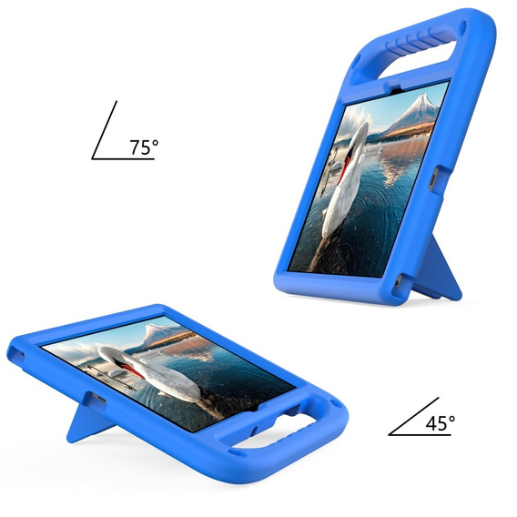 Husă pentru copii pentru Samsung Galaxy Tab A8 10.5, husă pentru copii cu mâner, albastru