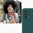 Husa pentru Samsung Galaxy A13 4G, Silicone Lite, verde închis