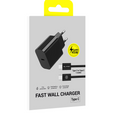 Blavec GaN4 45W USB-C PD/QC încărcător de rețea cu USB-C - cablu USB-C pentru dispozitive cu USB-C: smartphone-uri, tablete și laptopuri ușoare