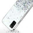 Huse pentru Samsung Galaxy A41, Glittery, transparentă