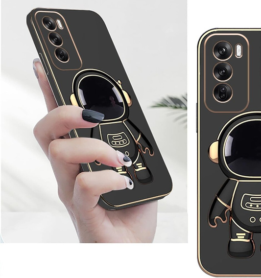 Huse pentru Oppo Reno 12 Pro, Astronaut, negru