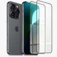 2x sticlă călită ERBORD 3D pentru iPhone 17 Pro/17/16 Pro pentru întregul display