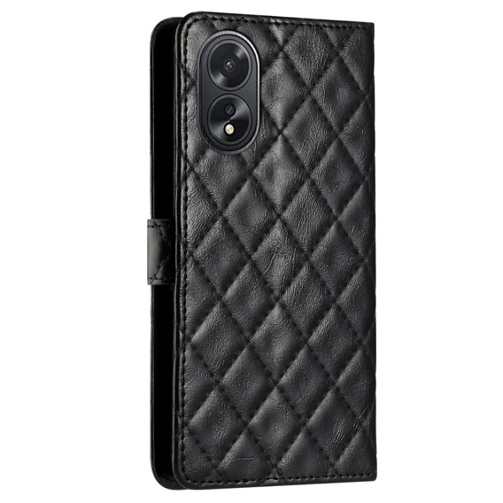 Cu clapetă pentru Oppo A38 4G / Oppo A18 4G, Wallet, BINFEN COLOR, negru