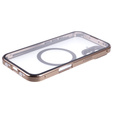 Carcasa Magnetic Dual Glass MagSafe pentru iPhone 16, de aur