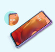 Husa pentru Motorola Moto G15 / Motorola Moto G15 Power, Gradient Dropproof, Violet / albastru