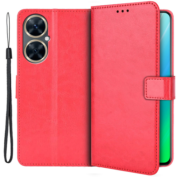Cu clapetă pentru Huawei Nova 11i, Wallet, roșu