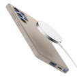Carcasă Spigen pentru Samsung Galaxy S25 Ultra, Silicone Fit Mag, gri + sticlă călită