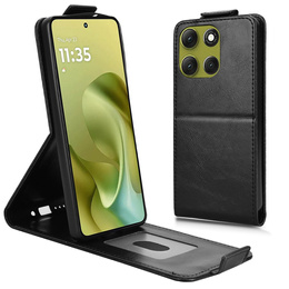 Carcasă flip pentru Xiaomi Redmi 15 5G / 4G, carcasă flip, negru